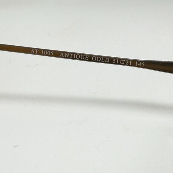 Sergio Tacchini ST 1005 Gold Round Sunglasses Frames Italy Designer 19892 - Picture 5 of 7